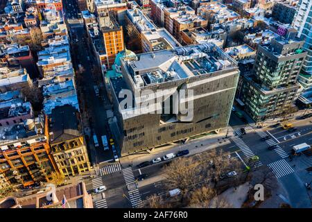 41 Cooper Square Edificio, Cooper Union, East Village, Manhattan, New York City, Stati Uniti d'America Foto Stock
