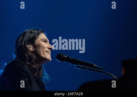 Firenze, Italia. 12 Dic, 2019. Elisa durante Elisa - Diari Aperti Tour 2019, a Firenze, Italia, Dicembre 12 2019 Credit: Indipendente Agenzia fotografica/Alamy Live News Foto Stock