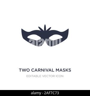 due maschere veneziane carnevale vacanza libro bianco e nero da colorare  Immagine e Vettoriale - Alamy