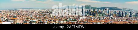 Panorama del lato Asiatico di Istanbul in Turchia Foto Stock