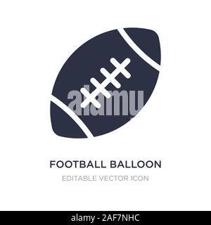 Pallone da calcio icona sullo sfondo bianco. Elemento di semplice illustrazione dal concetto di multimediale. pallone di calcio icona simbolo di design. Illustrazione Vettoriale
