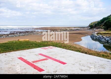 Mare Salvataggio in elicottero DZ, Saint-Jean de Luz, Pyrénées-Atlantiques, Francia Foto Stock