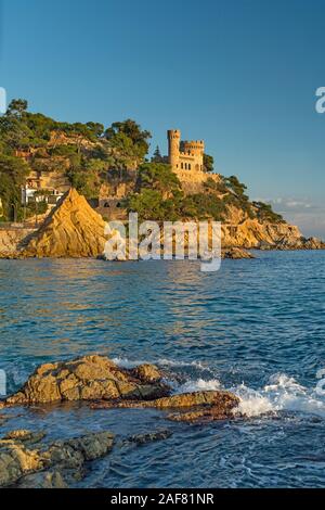 D'EN PLAJA CASTELLO (©ISIDOR BOSCH 1935) spiaggia principale di Lloret de mar Costa Brava Catalogna SPAGNA Foto Stock