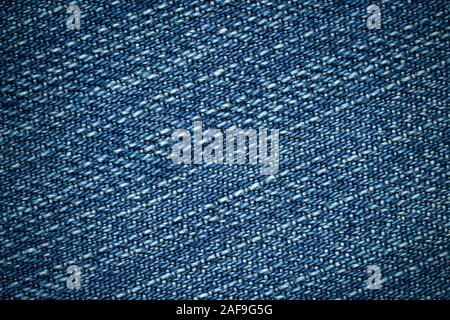 Blue texture di sfondo, jeans texture, tessuto. Jeans Denim sfondo. Foto Stock
