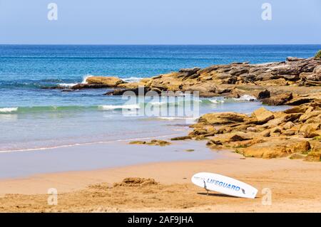 Bagnino di turno a Manly Beach - Sydney, NSW, Australia Foto Stock