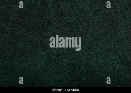 Tessuto verde tessile macro sfondo vista ravvicinata Foto Stock