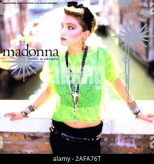 Madonna - Like a Virgin - Vintage vinile copertina album Foto Stock