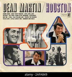 Houston - Dean Martin - Vintage vinile copertina album Foto Stock