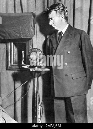 JOHN Logie Baird (1888-1946) Scottish ingegnere e inventore Foto Stock