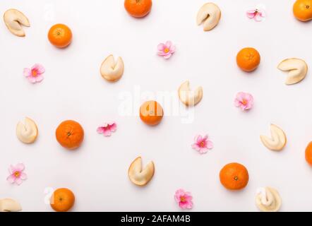 Creative sfondo inverno simboleggia il Capodanno cinese Foto Stock