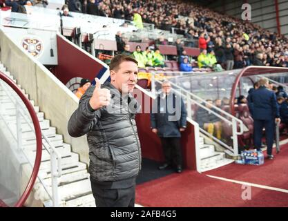 Edinburgh, Regno Unito. Xiv Dic, 2019. Cuori vs St Johnstone Scottish Premiership Match cuori St Johnstone . Cuori di nuovi Manager Daniele Stendel Credito: eric mccowat/Alamy Live News Foto Stock