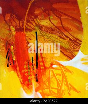 Abstract colorato il dipinto a olio su tela grana, olio dipinti del colore dello sfondo. Arte moderna dipinti ad olio. Foto Stock