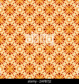 Simmetrici replected abstract pattern creato da una foto originale di una areola Babilonia seashell (Babylonia areolata) Foto Stock