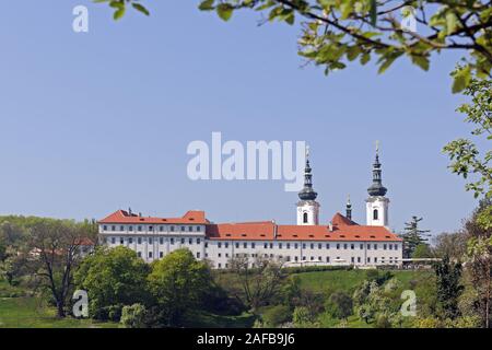 Kloster Strahov, Prag, Boehmen, Tschechien, Europa Foto Stock