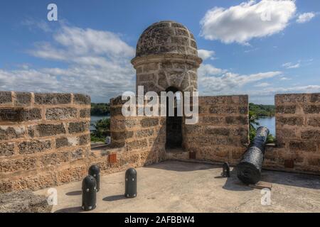 Castillo de Jagua, Cienfuegos, Cuba, America del Nord Foto Stock