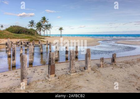 Playa Boca Ciega, Playas del Este, Havana, Cuba, America del Nord Foto Stock