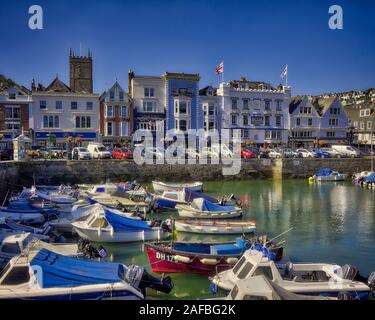 GB - Devon: Il porto interno a Dartmouth (HDR-immagine) Foto Stock