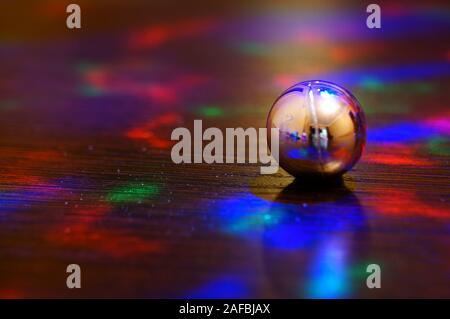 Foto di vari giocattoli di Natale. Nuovo anno e Natale. Decorazioni. Foto Stock
