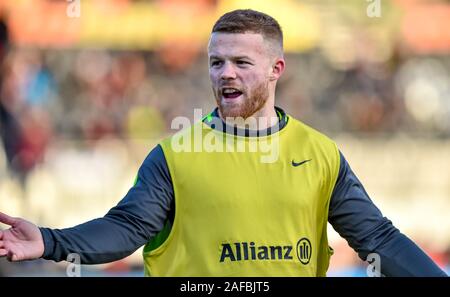 Londra, Regno Unito. Xiv Dic, 2019. Tom Whiteley prima il rugby europeo Champions Cup match tra Saraceni e Munster presso il Parco di Allianz, Londra, Inghilterra il 14 dicembre 2019. Foto di Phil Hutchinson. Solo uso editoriale, è richiesta una licenza per uso commerciale. Nessun uso in scommesse, giochi o un singolo giocatore/club/league pubblicazioni. Credit: UK Sports Pics Ltd/Alamy Live News Foto Stock