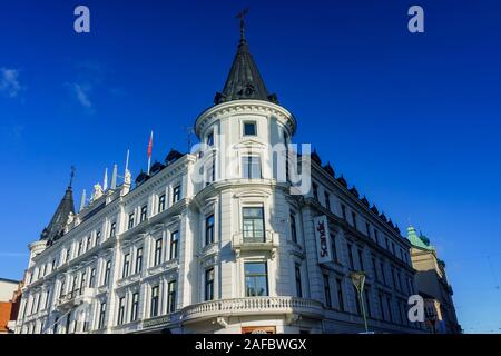 Malmo, agosto 27: mattinata soleggiata vista dello Scandic Hotel Kramer il Ago 27, 2016 a Malmo, Svezia Foto Stock