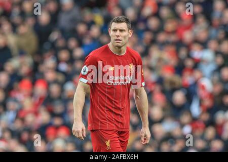 Il 14 dicembre 2019, Anfield, Liverpool, in Inghilterra; Premier League Liverpool v Watford : James Milner (7) di Liverpool durante il gioco Credito: Mark Cosgrove/news immagini Foto Stock