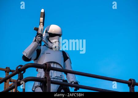 Orlando, Florida. Novembre 27, 2019. Stormtroopers agli Studios di Hollywood Foto Stock