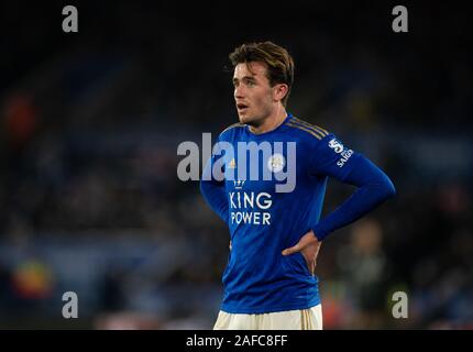 Leicester, Regno Unito. Xiv Dic, 2019. Ben Chilwell di Leicester City durante il match di Premier League tra Leicester City e Norwich City al King Power Stadium, Leicester, Inghilterra il 14 dicembre 2019. Foto di Andy Rowland. Credito: prime immagini multimediali/Alamy Live News Foto Stock