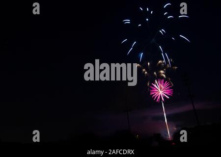 Fuochi d'artificio, Worthington, Ohio Foto Stock