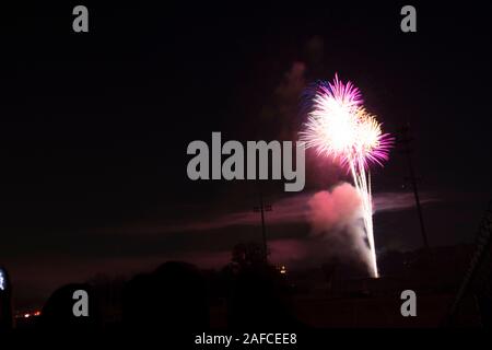 Fuochi d'artificio, Worthington, Ohio Foto Stock