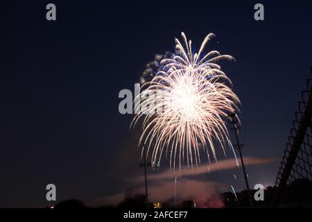 Fuochi d'artificio, Worthington, Ohio Foto Stock