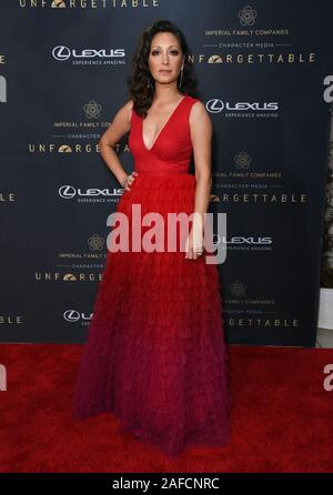 14 Dicembre 2019 - Beverly Hills, la California - Christina Chang. Gala Unforgetttable 2019 tenutosi presso il Beverly Hilton Hotel. Photo credit: Birdie Thompson/AdMedia /MediaPunch Foto Stock
