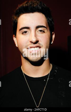 Colby O'Donis backstage il 28 febbraio 2009 a Los Angeles, California. Foto Stock