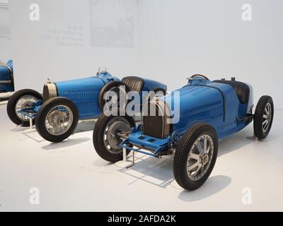 Due Bugatti 35A prodotta nel 1924 - 1930 in europea città di Mulhouse, Francia Foto Stock