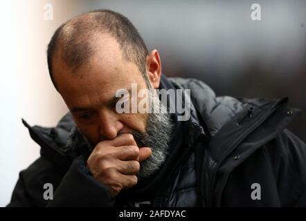 Wolverhampton Wanderers manager Nuno Espirito Santo durante il match di Premier League a Molineux, Wolverhampton. Foto Stock