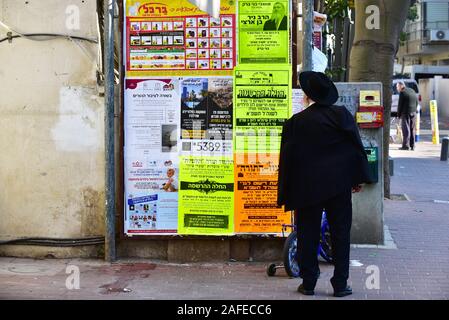 La vita quotidiana in Bnei Brak Foto Stock