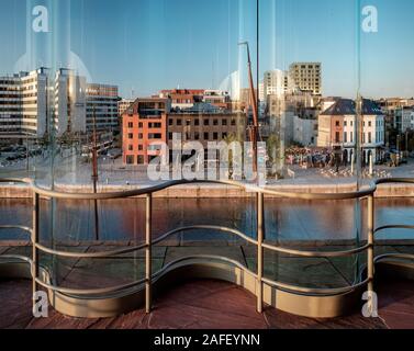 Vista dal museo MAS di Anversa Foto Stock