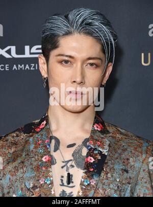 14 Dicembre 2019 - Beverly Hills, la California - Miyavi. Gala Unforgetttable 2019 tenutosi presso il Beverly Hilton Hotel. (Credito Immagine: © Birdie Thompson/AdMedia via ZUMA filo) Foto Stock