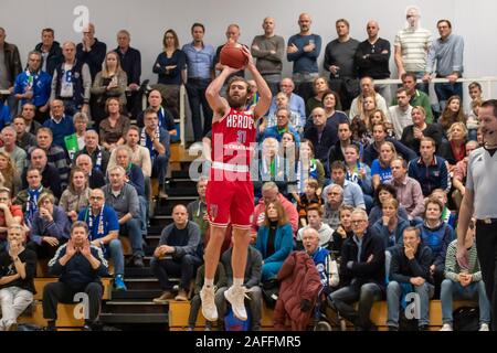 14-12-2019: Basketbal: ZZ Leiden v eroi Den Bosch: Leiden olandese Campionato di basket Seizoen 2019/2020 Nathan Krill Foto Stock