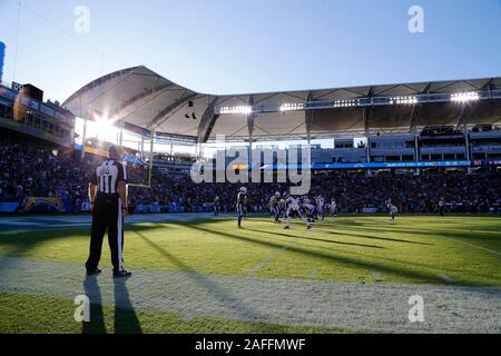 Carson, California, Stati Uniti d'America. 15 Dic, 2019. Vista generale del Minnesota Vikings nel quarto trimestre contro il Los Angeles Chargers la dignità Salute Sport Park di Carson, California. Charles Baus/CSM/Alamy Live News Foto Stock