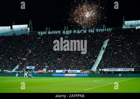 Panoramica durante il match Eredivisie AZ-Ajax nel Dicembre, 15 2019 a Alkmaar, Paesi Bassi. Foto di SCS/Sander Chamid/AFLO (Olanda) Foto Stock