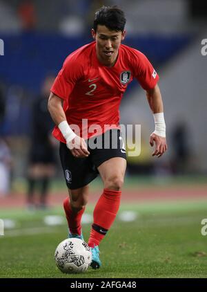 Kim Tae-hwan (KOR), dicembre 15, 2019 - Calcetto : EAFF E-1 Campionato di calcio 2019 uomini finale di Corea Repubblica match tra la Corea del Sud 1-0 Cina PR di Busan Asiad Main Stadium di Busan, Corea del Sud, Credito: AFLO/Alamy Live News Foto Stock