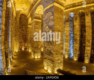 Cisterna bizantina rinvenuti durante gli scavi nell antica città di Dara Foto Stock