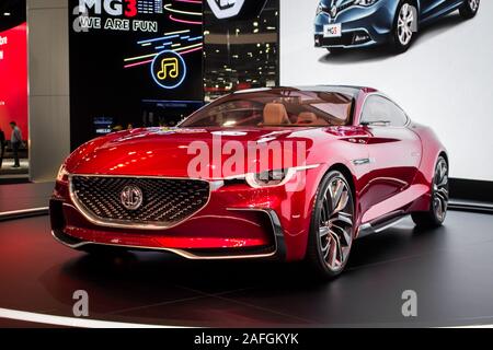 Nonthaburi, Tailandia, Dicembre 2018 : MG E-Motion sul display in Bangkok International Motor Expo 2018 a IMPACT Arena exhibition muangthong thani in T Foto Stock