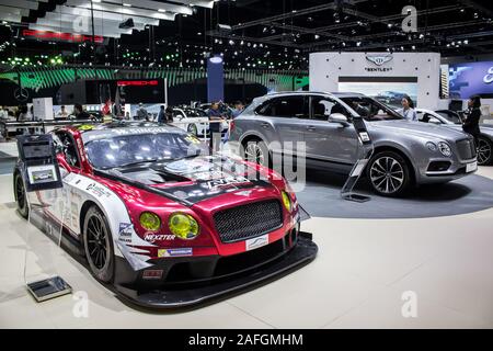 Nonthaburi, Tailandia, Dicembre 2018 : Bentley sul display in Bangkok International Motor Expo 2018 a IMPACT Arena exhibition muangthong thani in Thail Foto Stock