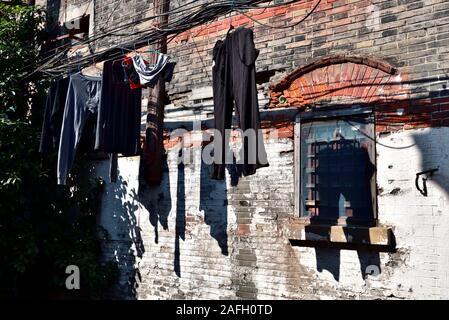 Street nella città vecchia di Shanghai Foto Stock