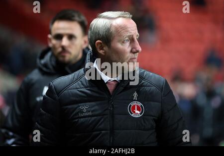 Charlton Athletic manager Lee Bowyer Foto Stock