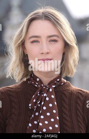 Saoirse Ronan frequentando le Piccole Donne photocall tenutosi presso il Corinthia, Londra. Foto Stock