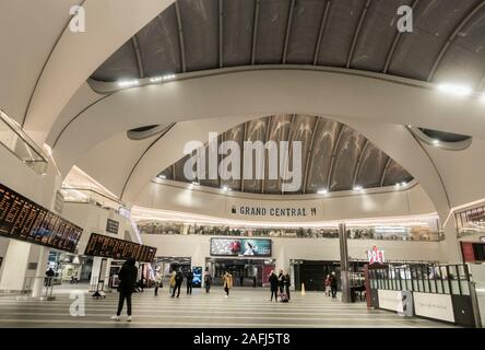Grand Central shopping centre al di sopra di Birmingham New Street stazione ferroviaria. Regno Unito Foto Stock