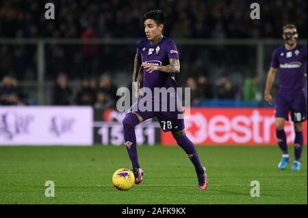 Firenze, Italia. 15 Dic, 2019. pulgar in actionduring Fiorentina vs Inter, italiano di calcio di Serie A del campionato Gli uomini in Firenze, Italia, 15 Dicembre 2019 - LPS/Matteo Papini Credito: Matteo Papini/LP/ZUMA filo/Alamy Live News Foto Stock