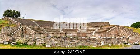 Rovine di Asclepieion di pergamo in Turchia Foto Stock